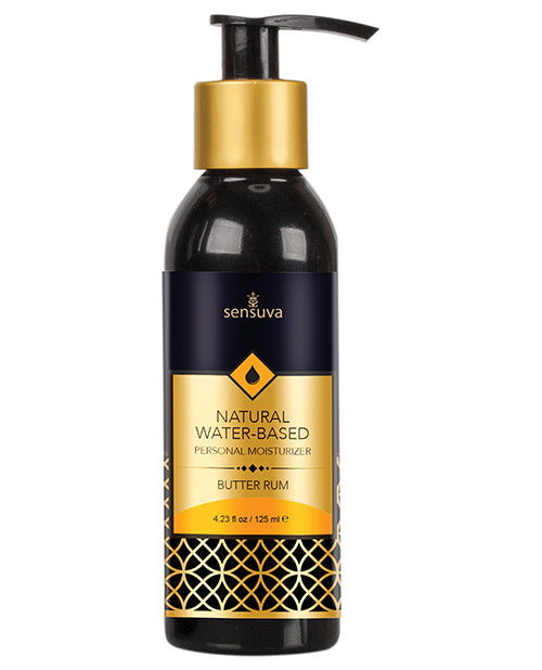 Sensuva Natural Water Based Personal Moisturizer - 4.23 Oz Butter Rum Default Title Lubes - Tophatter Daily Deals