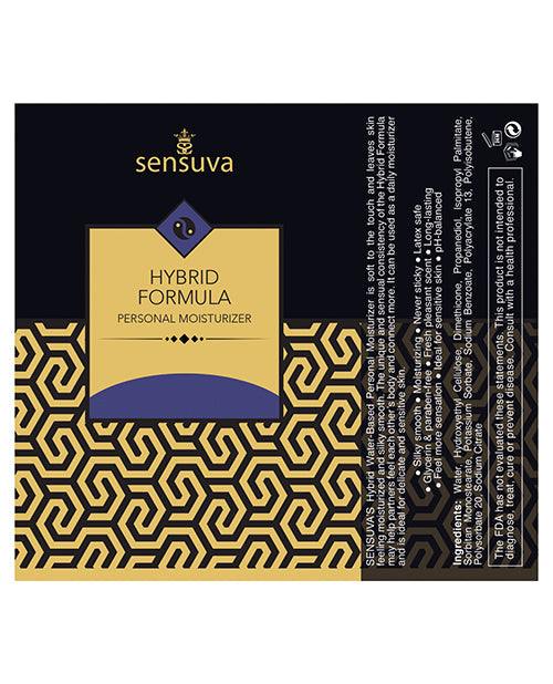 Sensuva Hybrid Personal Moisturizer - 8.12 Oz Blueberry Muffin Lubes - Tophatter Daily Deals