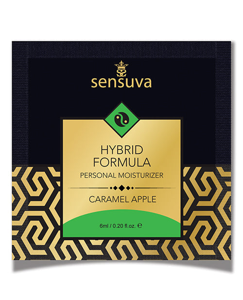 Sensuva Hybrid Personal Moisturizer Single Use Packet - 6 Ml Caramel Apple Default Title Lubes - Tophatter Daily Deals