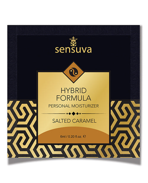 Sensuva Hybrid Personal Moisturizer Single Use Packet - 6 Ml Salted Caramel Default Title Lubes - Tophatter Daily Deals