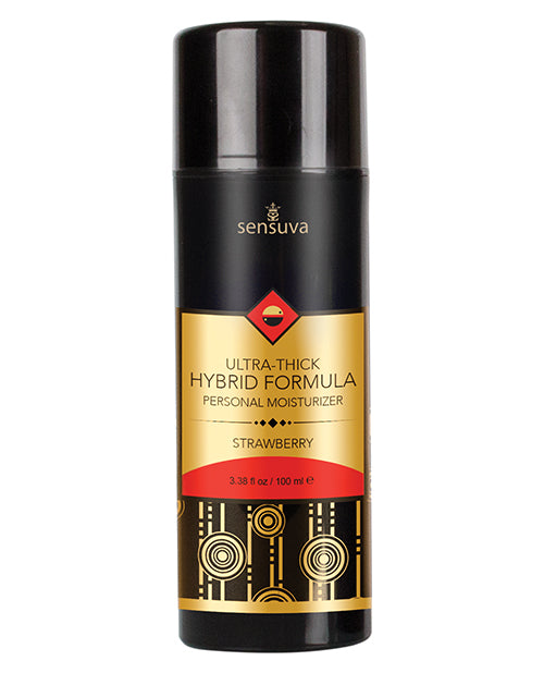 Sensuva Ultra Thick Hybrid Personal Moisturizer - 3.38 Oz Strawberry Default Title Lubes - Tophatter Daily Deals
