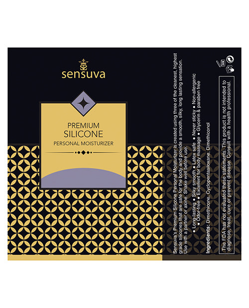 Sensuva Premium Silicone Personal Moisturizer - 1.93 Oz Lubes - Tophatter Daily Deals