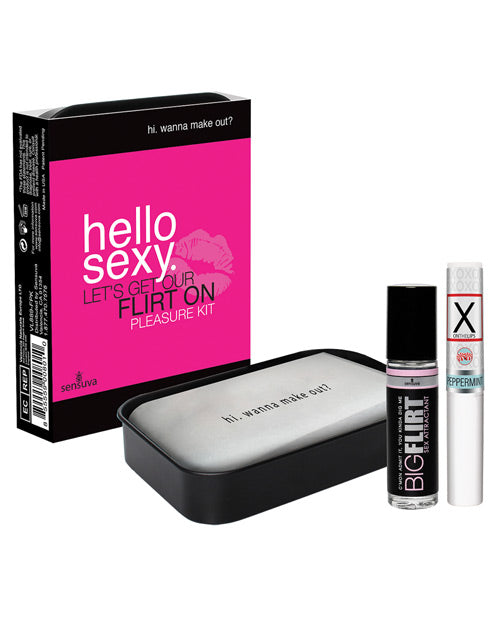 Sensuva Hello Sexy Let's Get Our Flirt On Pleasure Kit Default Title Setting The Mood - Tophatter Daily Deals