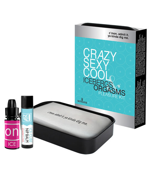 Sensuva Crazy Sexy Cool Icebergs & Orgasms Pleasure Kit Default Title Setting The Mood - Tophatter Daily Deals