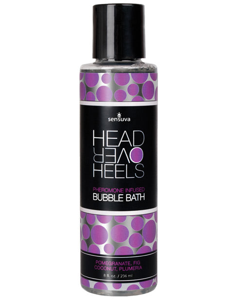 Sensuva Head Over Heels Bubble Bath - 8 Oz Pomegranate-fig-coconut-plumeria Default Title Bath & Body - Tophatter Daily Deals