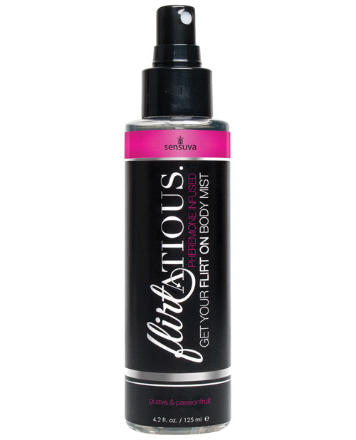 Sensuva Flirtatious Body Mist W-pheromones - 4.2 Oz Passion Fruit-guava Default Title Setting The Mood - Tophatter Daily Deals