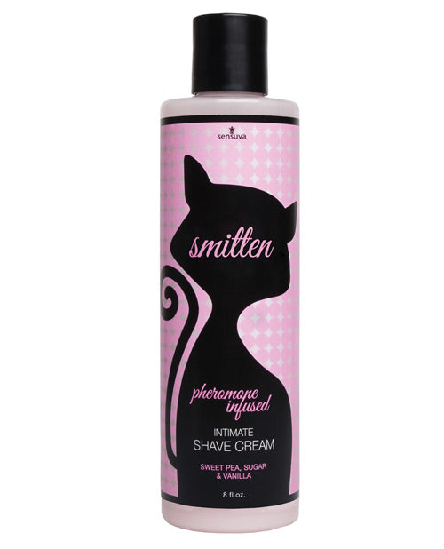 Smitten Intimate Shave Cream - 8 Oz Vanilla, Sugar And Sweet Pea Default Title Bath & Body - Tophatter Daily Deals