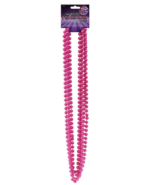 Night To Remember Party Beads - Pink Pack Of 5 By Sassigirl Default Title Bachelorette & Party Supplies - Tophatter Daily Deals