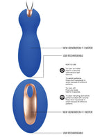 Shots Elegance Dual Vibrating Bullet & Remote - Blue Sexual Enhancers - Tophatter Daily Deals