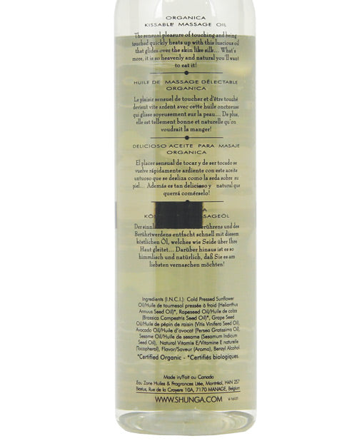 Shunga Organica Kissable Massage Oil - 8 Oz Almond Sweetness Massage Oils, Lotions, Creams And Gels - Tophatter Daily Deals