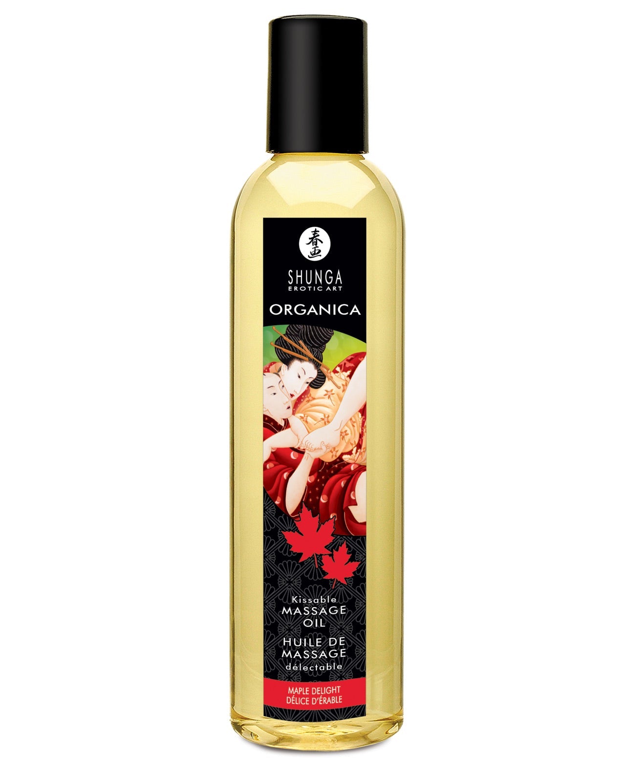 Shunga Organica Kissable Massage Oil - 8 Oz Maple Delight Default Title Massage Oils, Lotions, Creams And Gels - Tophatter Daily Deals