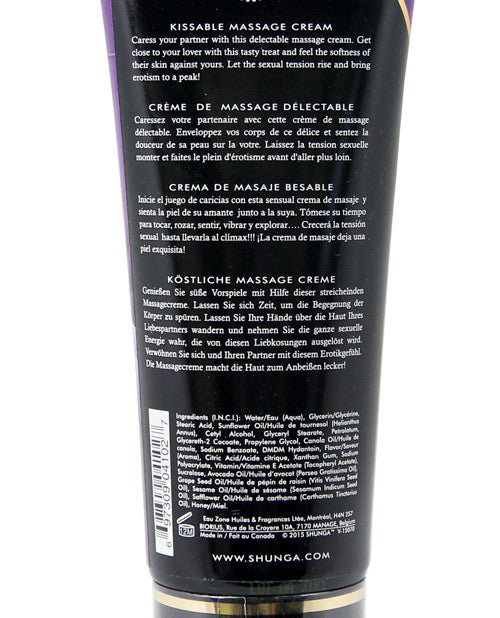 Shunga Kissable Massage Cream - 7 Oz Exotic Fruits Massage Oils, Lotions, Creams And Gels - Tophatter Daily Deals