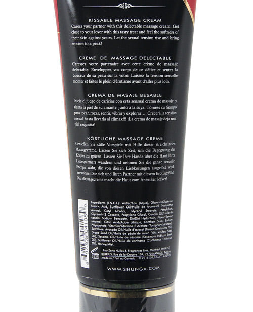 Shunga Kissable Massage Cream - 7 Oz Sparkling Strawberry Wine Massage Oils, Lotions, Creams And Gels - Tophatter Daily Deals