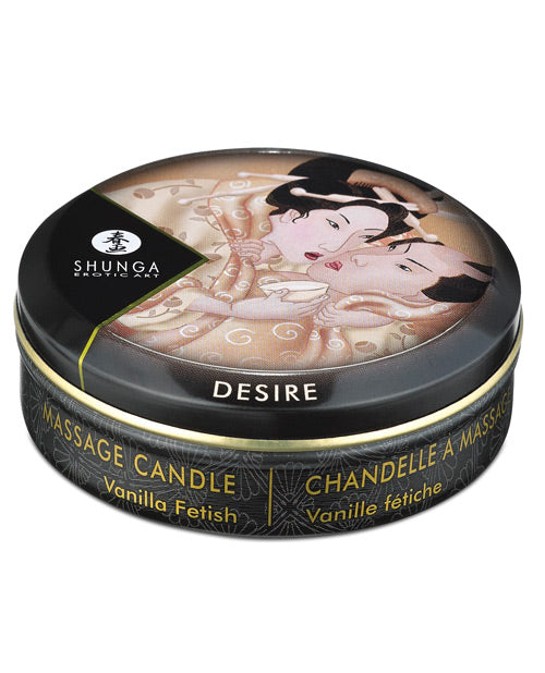 Shunga Desire Mini Candlelight Massage Candle - 1 Oz Vanilla Setting The Mood - Tophatter Daily Deals