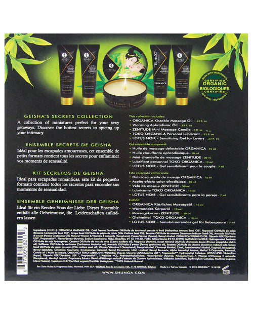 Shunga Geisha's Secret Luxury Gift Set - Organica Exotic Green Tea Setting The Mood - Tophatter Daily Deals