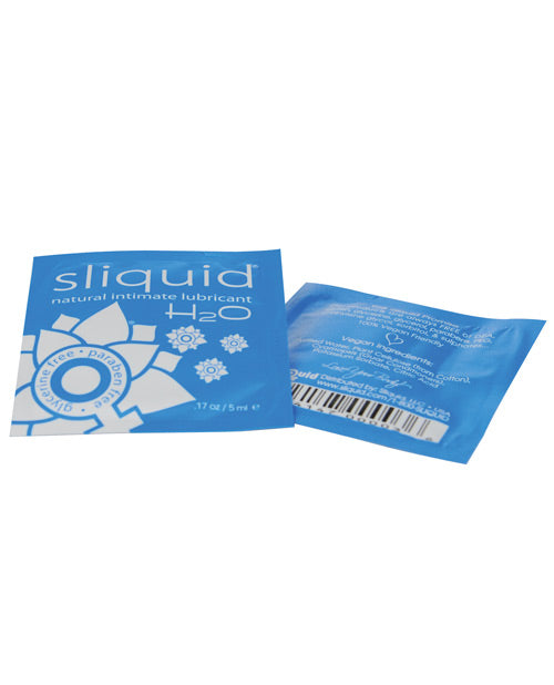 Sliquid Naturals H2o - .17 Oz Pillow Lubes - Tophatter Daily Deals