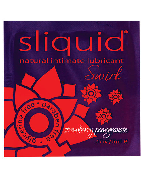 Sliquid Swirl Lubricant Pillow - .17 Oz Strawberry Pomegranate Default Title Lubes - Tophatter Daily Deals