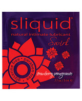 Sliquid Swirl Lubricant Pillow - .17 Oz Strawberry Pomegranate Default Title Lubes - Tophatter Daily Deals