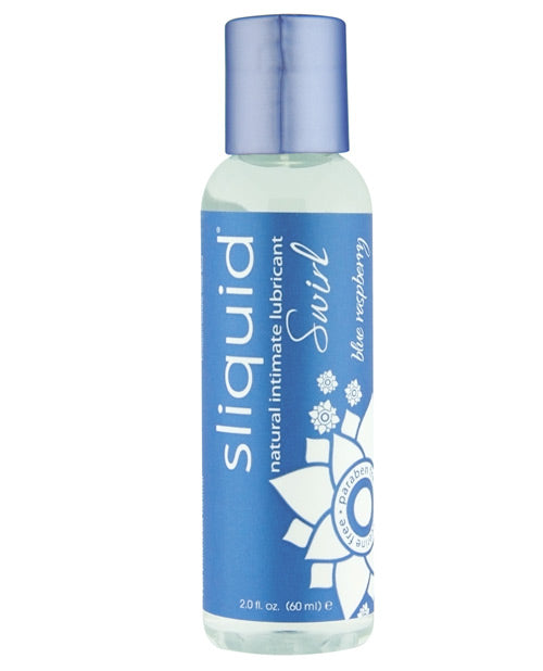 Sliquid Naturals Swirl Lubricant - 2 Oz Blue Raspberry Default Title Lubes - Tophatter Daily Deals