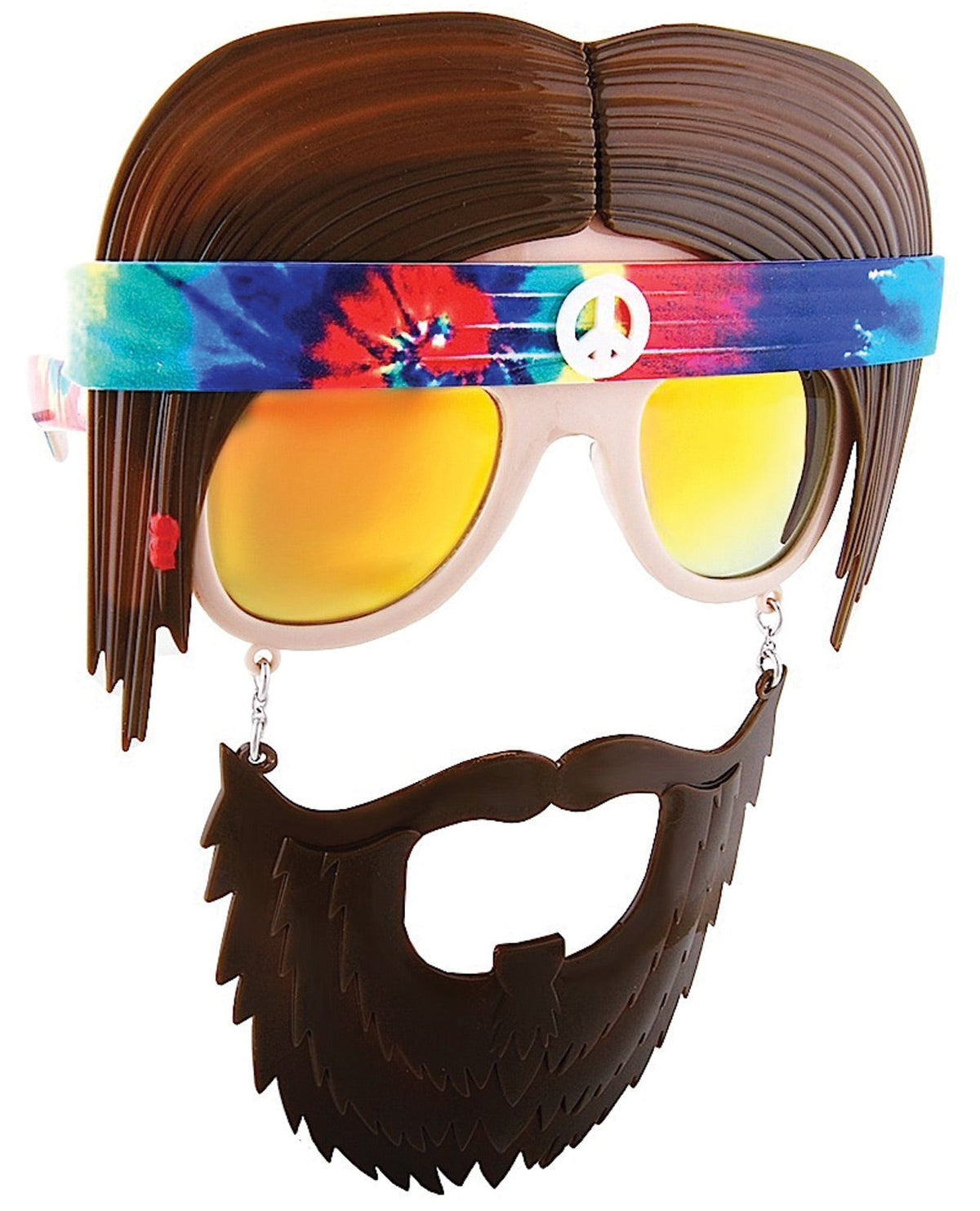 Sun Staches Hippie Default Title Body Fun - Tophatter Daily Deals