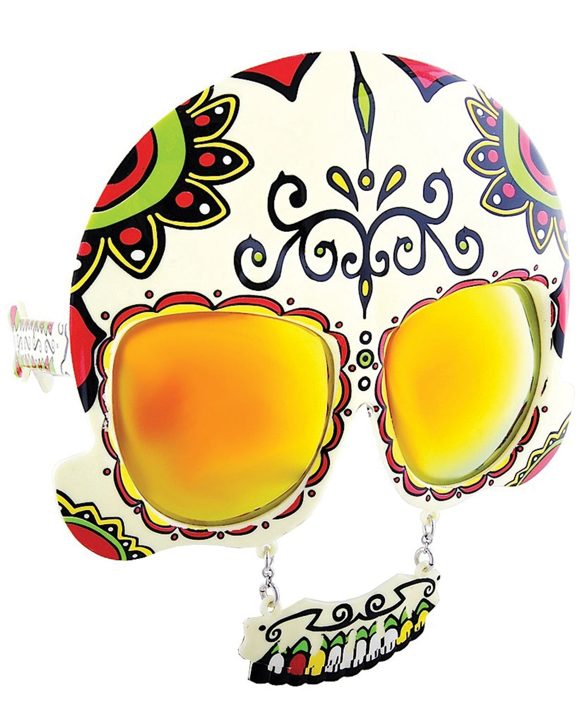 Sun Staches Day Of The Dead Default Title Body Fun - Tophatter Daily Deals