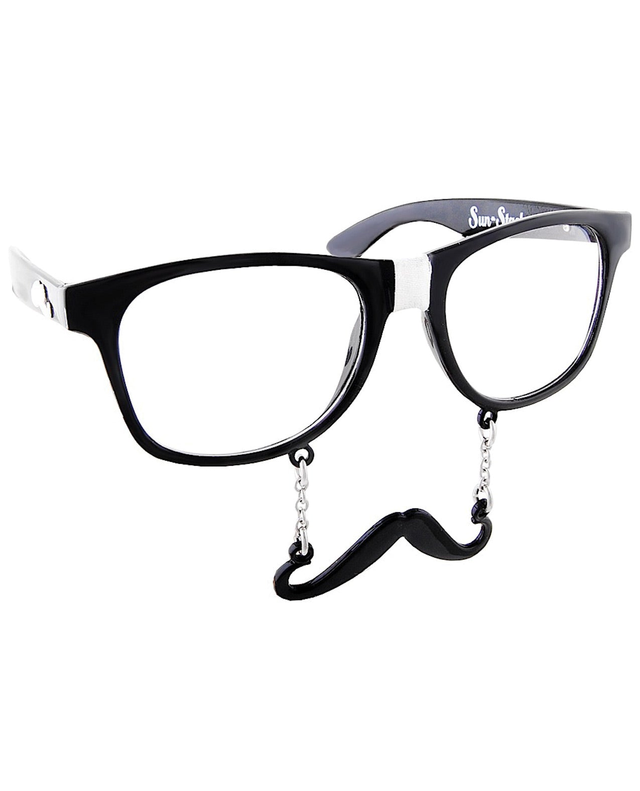 Sun Staches Geek - Moustache Default Title Body Fun - Tophatter Daily Deals