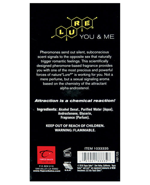 Lure Black Label For You & Me - 2.5 Oz Setting The Mood - Tophatter Daily Deals