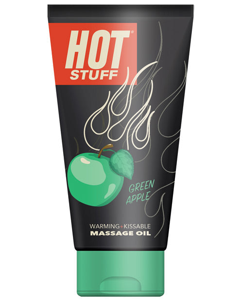 Hot Stuff Oil - 6 Oz Green Apple Default Title Massage Oils, Lotions, Creams And Gels - Tophatter Daily Deals