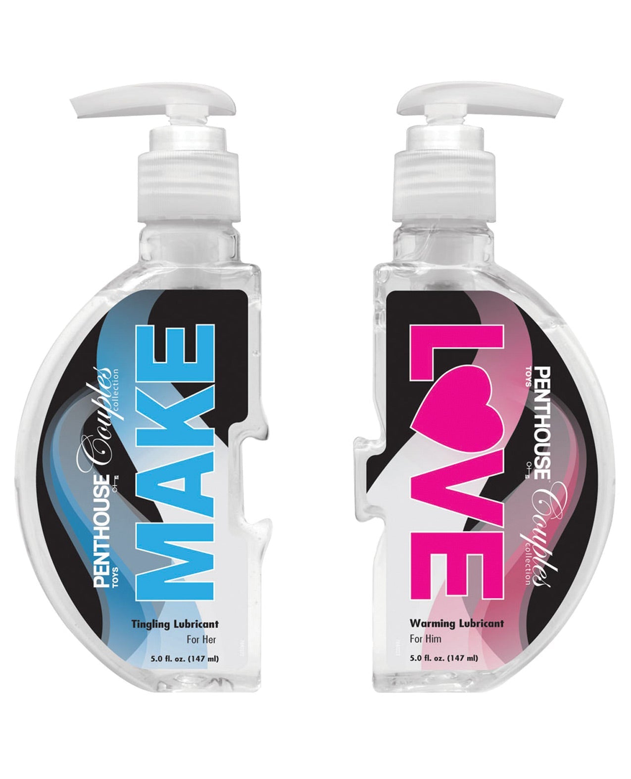 Make Love Warming & Tingling Lubricants - 5 Oz Pack Of 2 Default Title Lubes - Tophatter Daily Deals