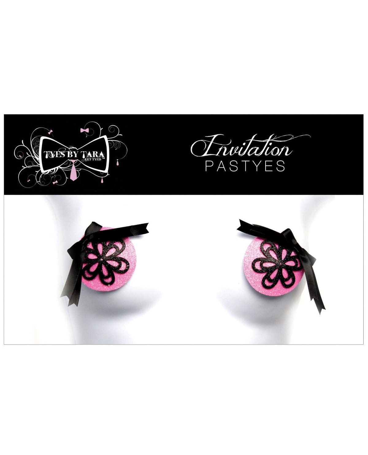 Tyes By Tara Invitation Pastyes - Black Default Title Body Fun - Tophatter Daily Deals