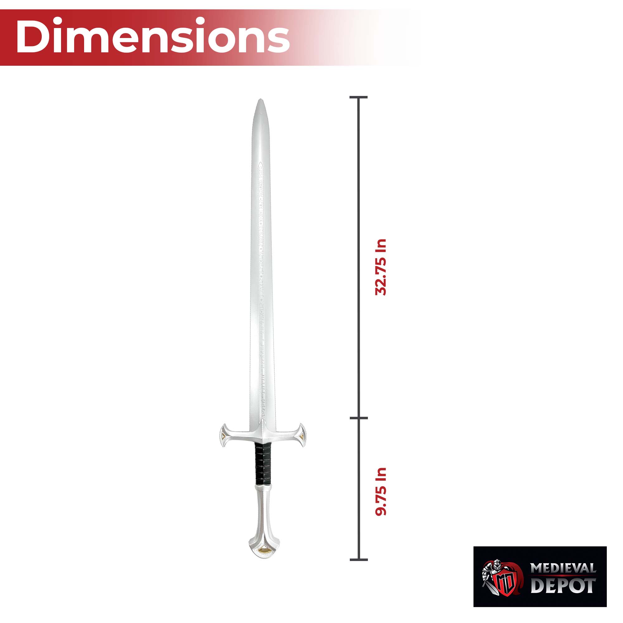Elven Made Foam LARP Costume Cosplay Replica Movie Sword swords - Tophatter Daily Deals