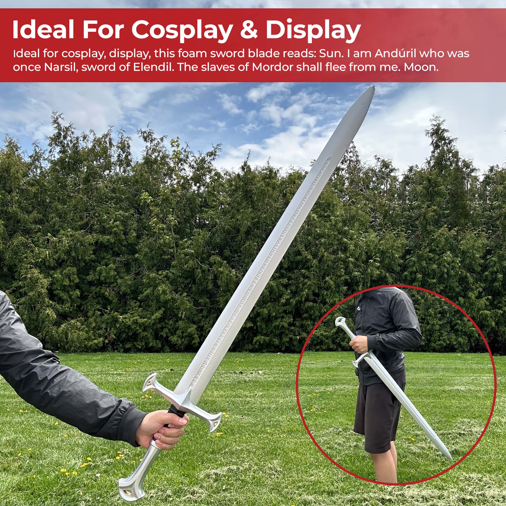 Elven Made Foam LARP Costume Cosplay Replica Movie Sword swords - Tophatter Daily Deals