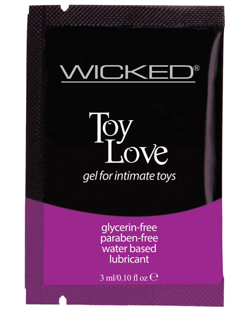 Wicked Sensual Care Toy Love Water Based Lubricant - .1 Oz Fragrance Free Default Title Lubes - Tophatter Daily Deals