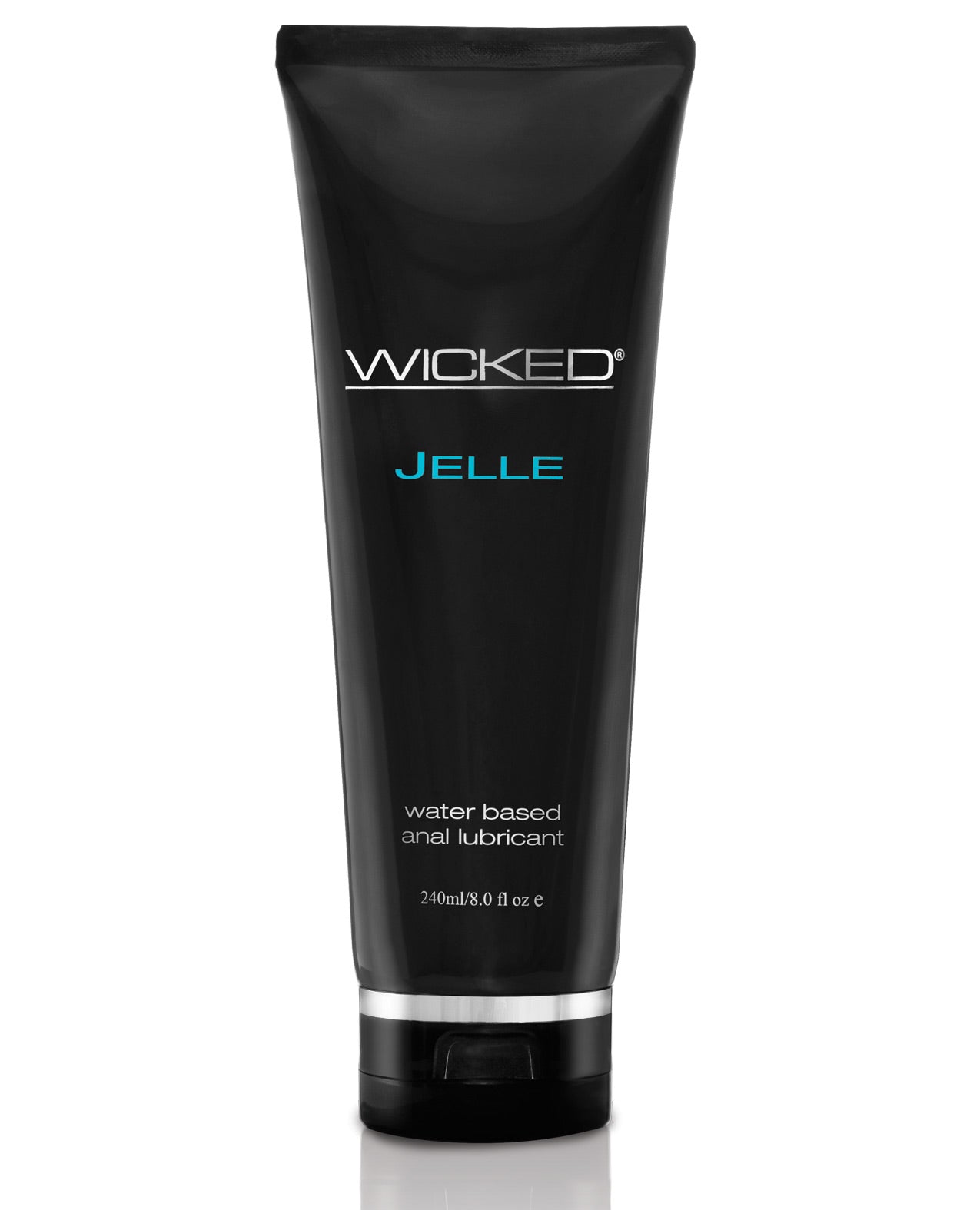Wicked Sensual Care Jelle Waterbased Anal Lubricant - 8 Oz Fragrance Free Default Title Lubes - Tophatter Daily Deals