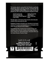 Wicked Sensual Care Hypoallergenic Aqua Sensitive Waterbased Lubricant - .1 Oz Lubes - Tophatter Daily Deals