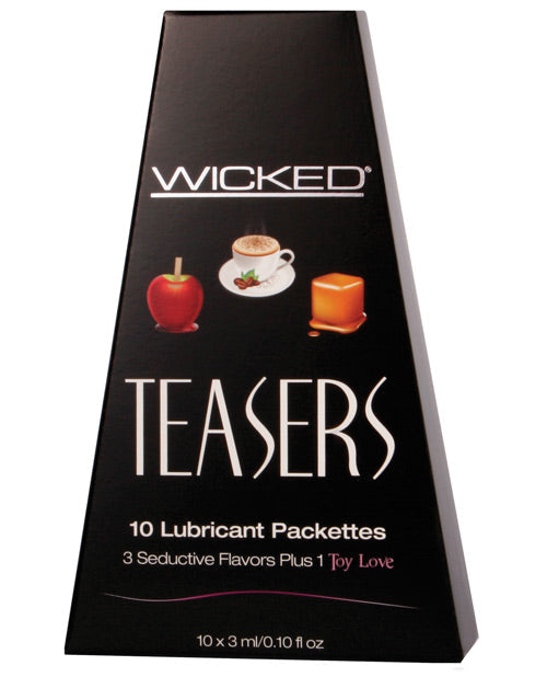 Wicked Sensual Care Teasers Lubricant Refill - .1 Oz Packette Box Of 10 Default Title Lubes - Tophatter Daily Deals