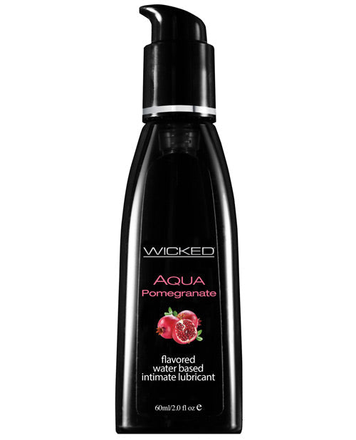 Wicked Sensual Care Aqua Waterbased Lubricant - 2 Oz Pomegranate Default Title Lubes - Tophatter Daily Deals