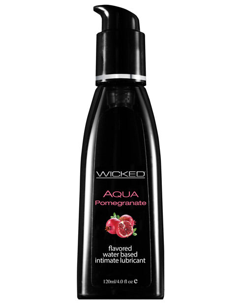Wicked Sensual Care Aqua Waterbased Lubricant - 4 Oz Pomegranate Default Title Lubes - Tophatter Daily Deals