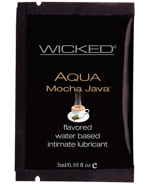 Wicked Sensual Care Aqua Waterbased Lubricant - .1 Oz Mocha Java Default Title Lubes - Tophatter Daily Deals