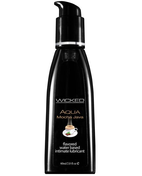 Wicked Sensual Care Aqua Waterbased Lubricant - 2 Oz Mocha Java Default Title Lubes - Tophatter Daily Deals