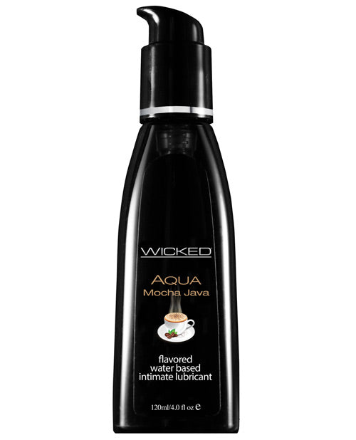 Wicked Sensual Care Aqua Waterbased Lubricant - 4 Oz Mocha Java Default Title Lubes - Tophatter Daily Deals