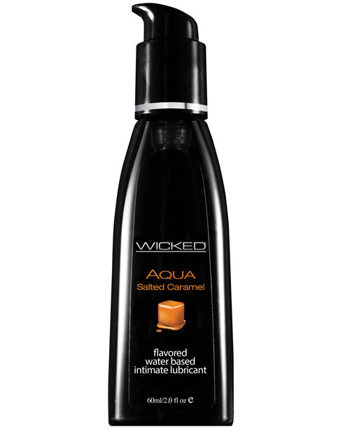 Wicked Sensual Care Aqua Waterbased Lubricant - 2 Oz Salted Caramel Default Title Lubes - Tophatter Daily Deals