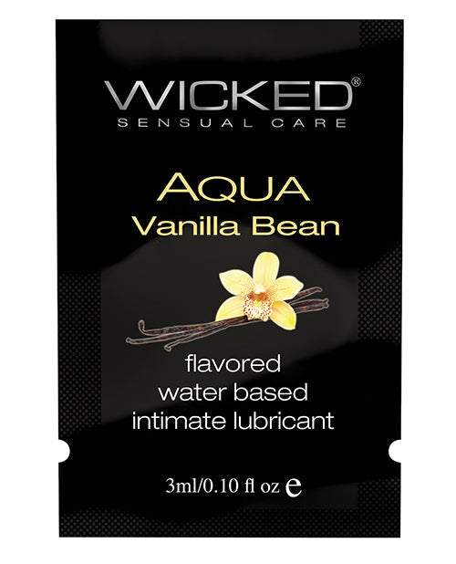 Wicked Sensual Care Waterbased Lubricant - .1 Oz Vanilla Bean Default Title Lubes - Tophatter Daily Deals
