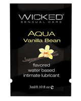 Wicked Sensual Care Waterbased Lubricant - .1 Oz Vanilla Bean Default Title Lubes - Tophatter Daily Deals