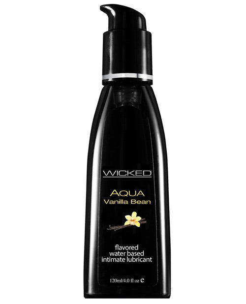 Wicked Sensual Care Aqua Waterbased Lubricant - 4 Oz Vanilla Bean Default Title Lubes - Tophatter Daily Deals