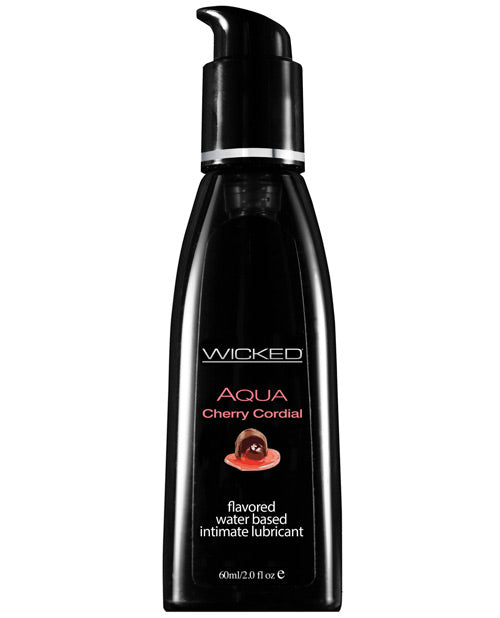 Wicked Sensual Care Aqua Waterbased Lubricant - 2 Oz Cherry Cordial Default Title Lubes - Tophatter Daily Deals