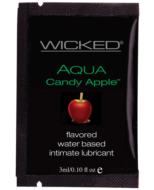 Wicked Sensual Care Aqua Waterbased Lubricant - .1 Oz Candy Apple Default Title Lubes - Tophatter Daily Deals