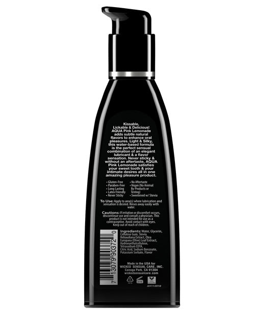 Wicked Sensual Care Waterbased Lubricant - 2 Oz Pink Lemonade Lubes - Tophatter Daily Deals