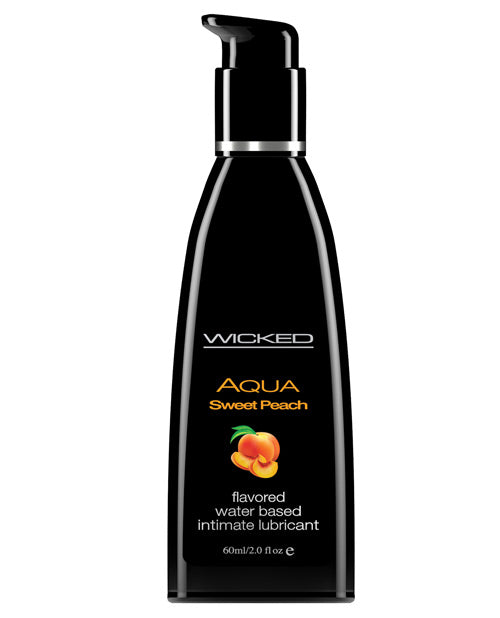 Wicked Sensual Care Waterbased Lubricant - 2 Oz Sweet Peach Default Title Lubes - Tophatter Daily Deals