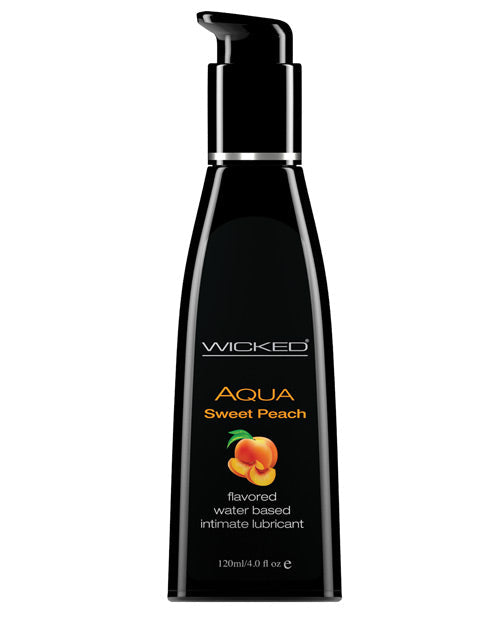 Wicked Sensual Care Waterbased Lubricant - 4 Oz Sweet Peach Default Title Lubes - Tophatter Daily Deals